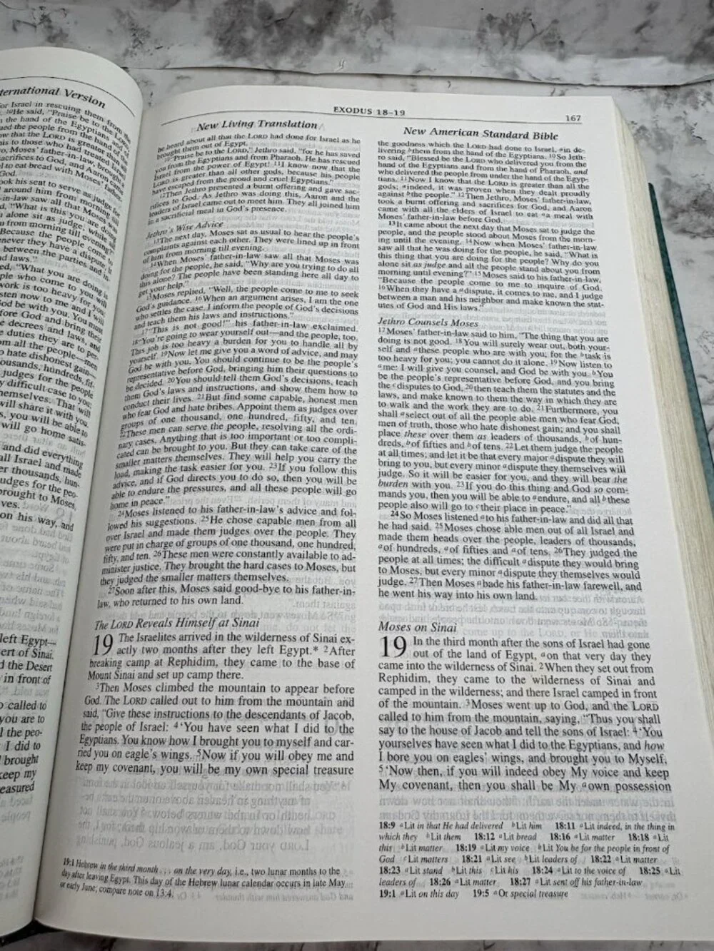*TODAY'S PARALLEL BIBLE NIV Updated NASB KJV NLT Zondervan Hardcover Carry Case